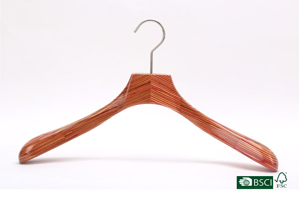 High-End Widen Shoulder Solid Wooden Coat Hanger