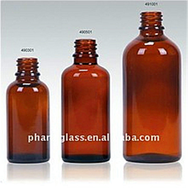 Different Size Amber Glass Bottles for Syrups