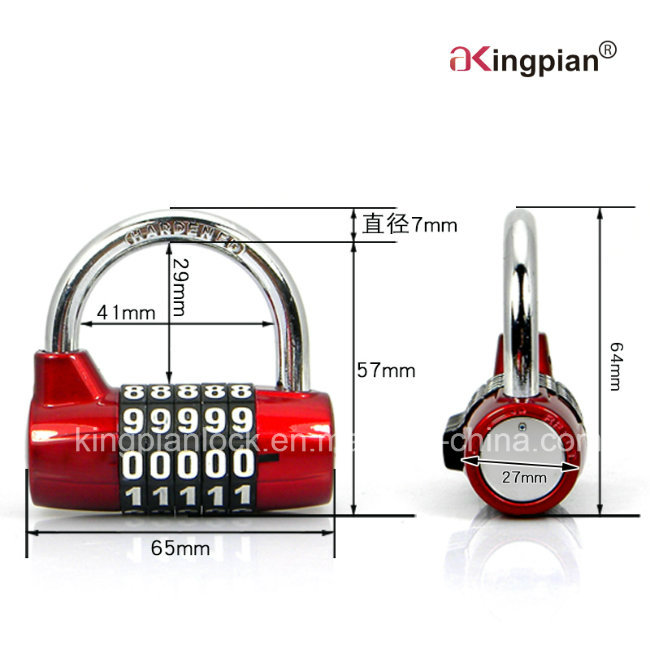 5 Word Digital Combination or Code Padlock