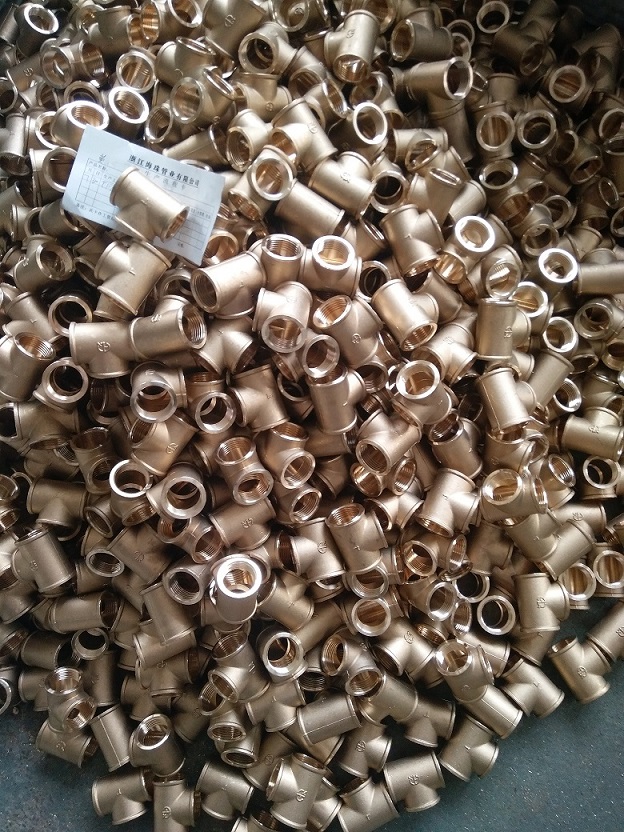 Screw Fittings of Equal Tee F/F/F (I)