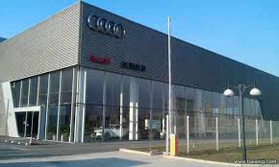 Modern Steel Structure Glass Building for 4s Car Showroom