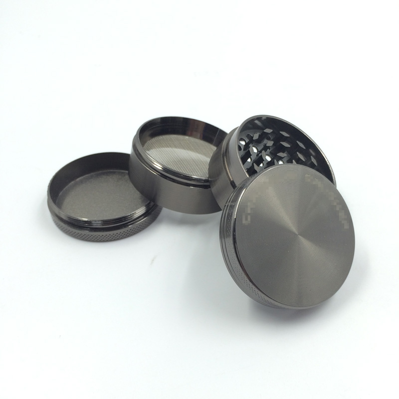 Chrome Plated Metal Herbal Grinder for Cigarette Tobacco Smoking (ES-GD-011-S)