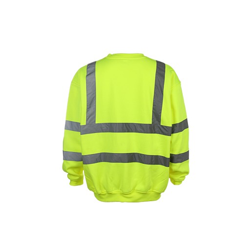 Hivis Reflective Sweatshirt 100% Polyester Fleece