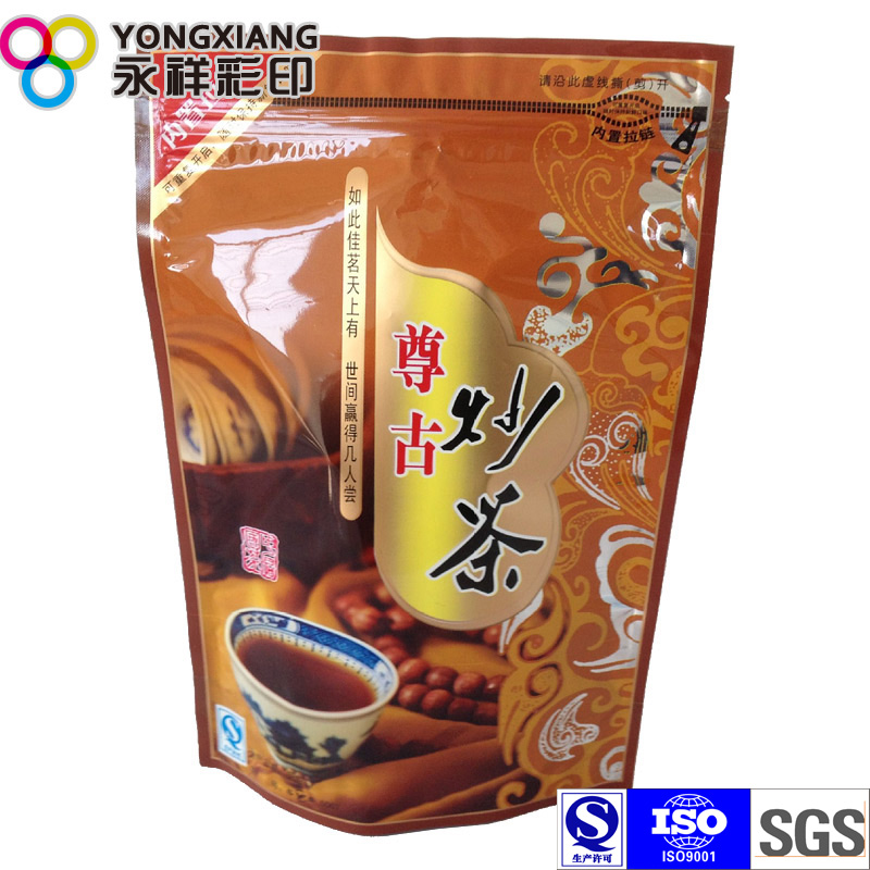 Stand-up Special Foil Tea /Coffee Plastic Packaging Bag with Food Grade