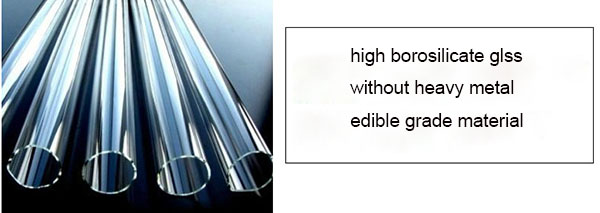High Borosilicate Glass Single Wall Tumber Bottle for Gifts