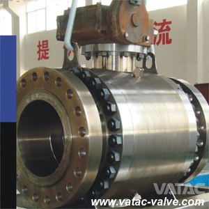 High Pressure Electric Actuator Trunnion Mounted Ball Valve