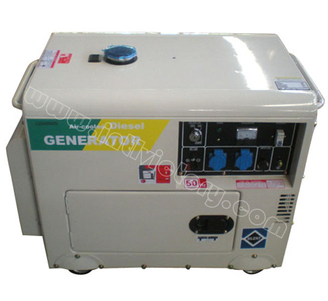 3kVA~6kVA Soundproof Air Cooled Diesel Portable Home Generator with CE/Soncap/Ciq Certifications