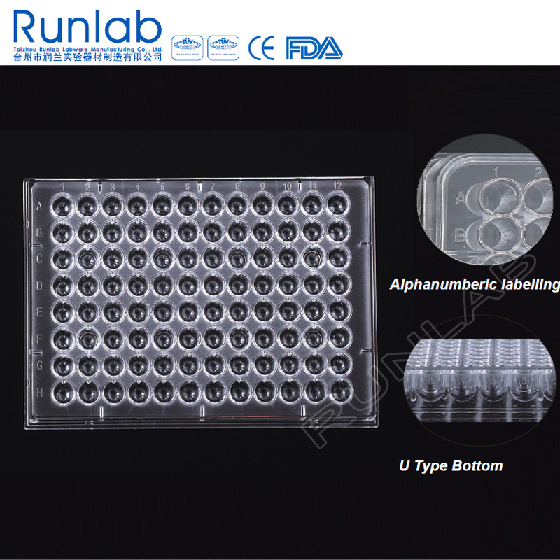 CE Marked 96 Well Culture Plate
