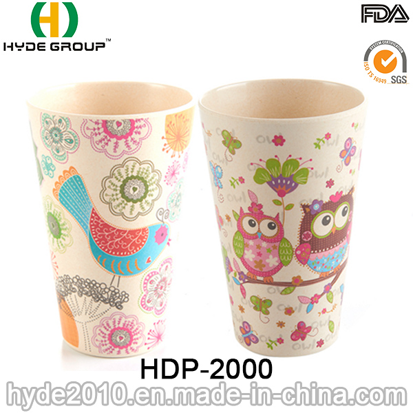 Customized Fashionable Eco-Friendly Bamboo Fiber Cup (HDP-2000)