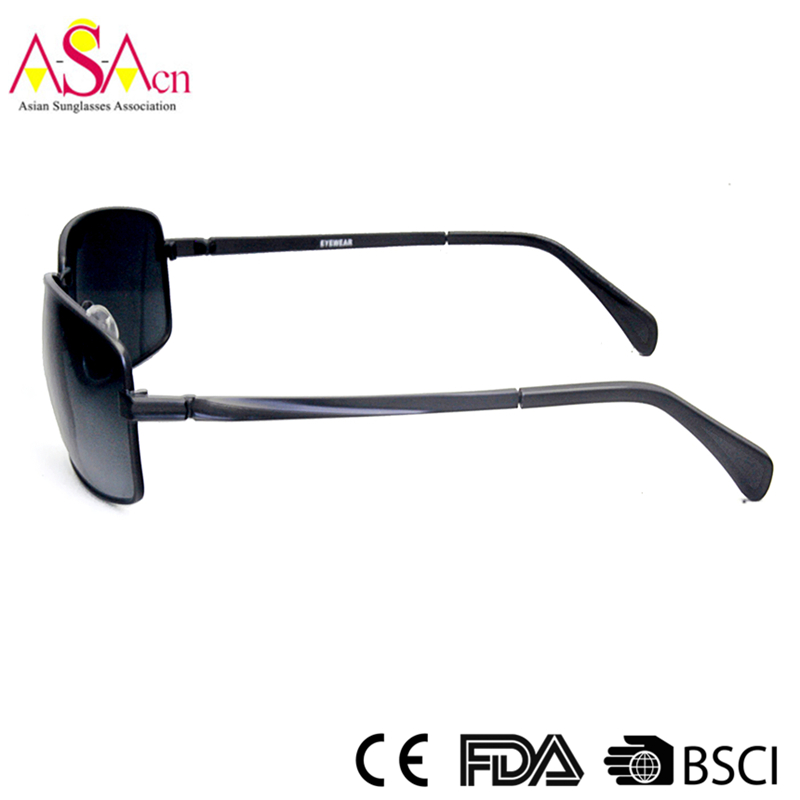 Fashion Designer Quality Sports Polarized Metal Sunglasses (16002)