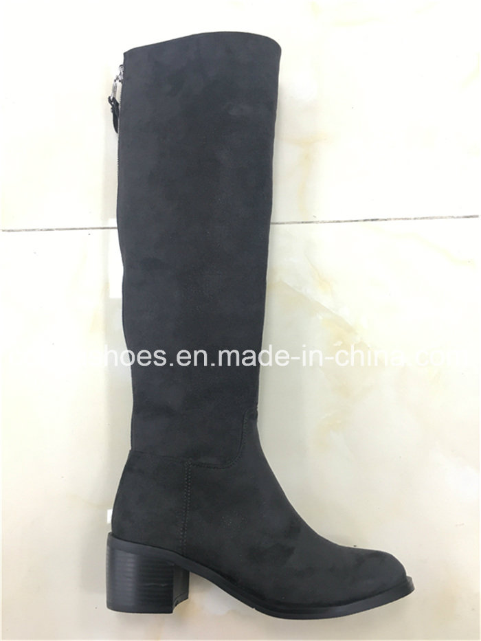 Fashion High Heels Lady Winter Rubber Warm Boots