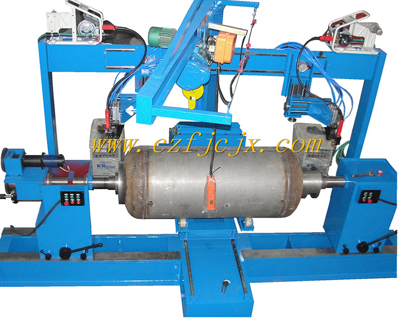 Double Torches Circumferential Seam Welding Equipment for Steel Drum