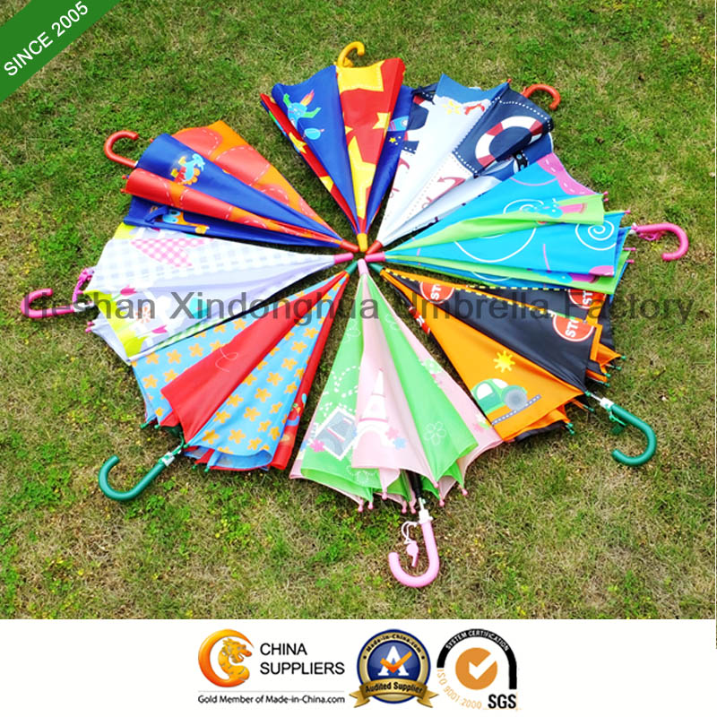 Cute Children Cartoon Straight Kid Umbrellas (KID-0019Z)