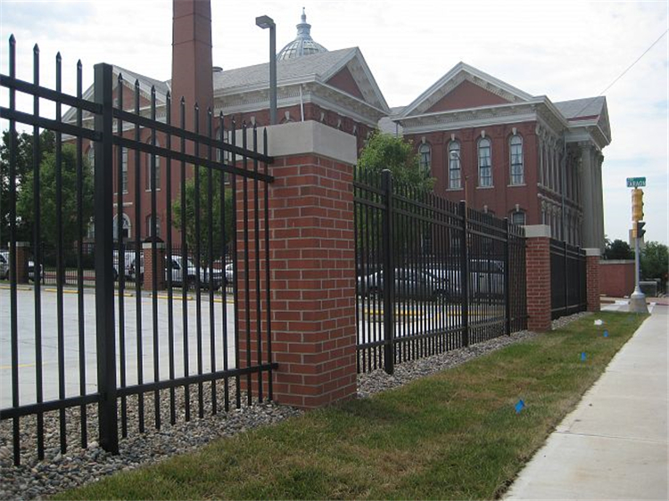 Ornamental Outdoor Residential Wrought Iron Fence