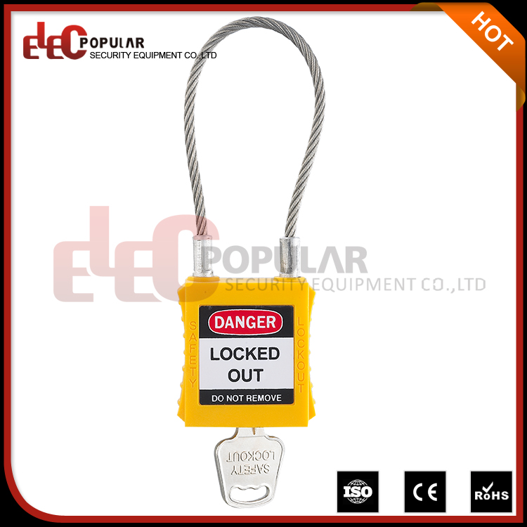 Famous Brands Elecpopular New Products 2016 Safety Cable Padlock