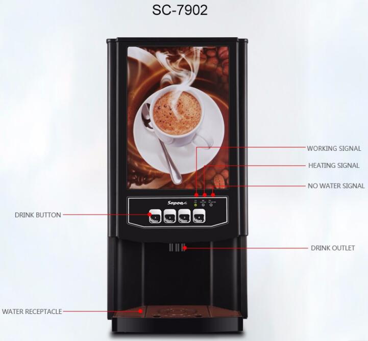 Best Seller Espresso Coffee Maker Automatic Machine Sc-7902