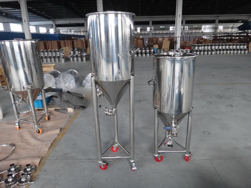 Stainless Steel Wheeled Beer Fermenter