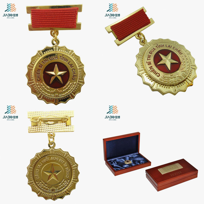 China Factory Quality Veitnam Casting Alloy Metal Pin Medal