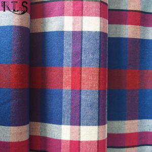 100% Cotton Poplin Woven Yarn Dyed Fabric for Shirts/Dress Rlsc40-20