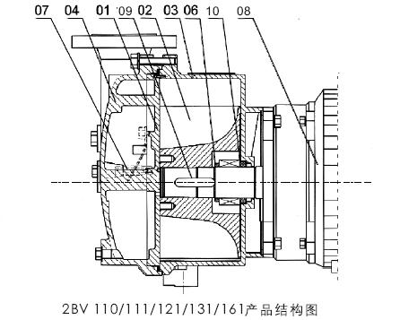 Water Ring Vacuum Pump with Ce Certificate