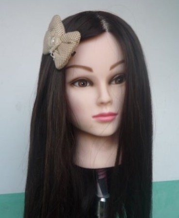 Hot Sell Cheapest Training Head Brown Color Doll Training Head/Hairdressing Head/100% Human Hair Training Head for Hairdressing School