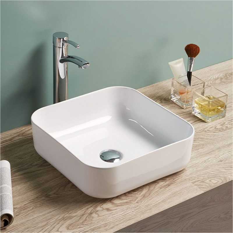 Rectangular Thin Edge Countertop Dining Room Wash Basin