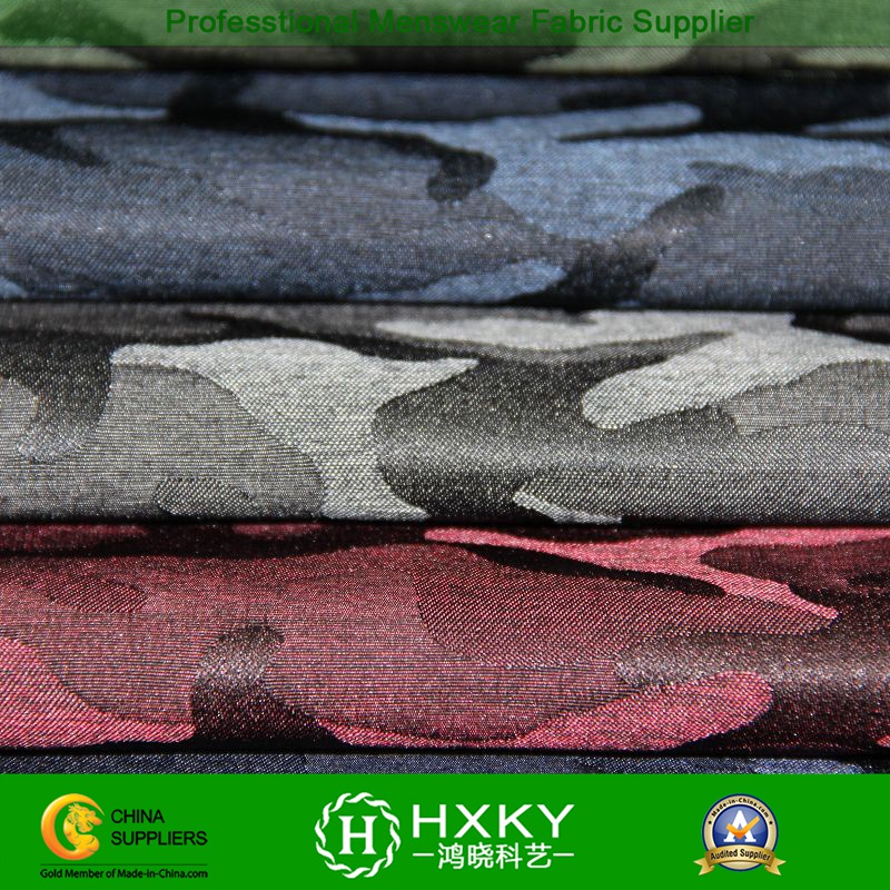 Camouflage Design with Yarn Dyed Polyester Fabric for Outerwear Fashion