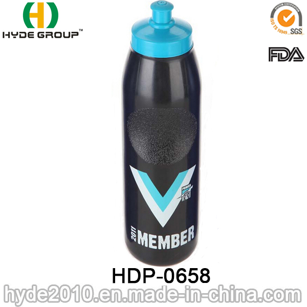 2017 Outdoor BPA Free Plastic Sport Water Bottles, PE Plastic Running Water Bottle (HDP-0658)