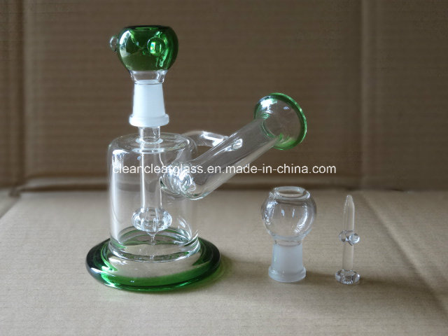 Mini Glass Oil Rig Wholesale with 14.5mm Joint and Hammer Perc