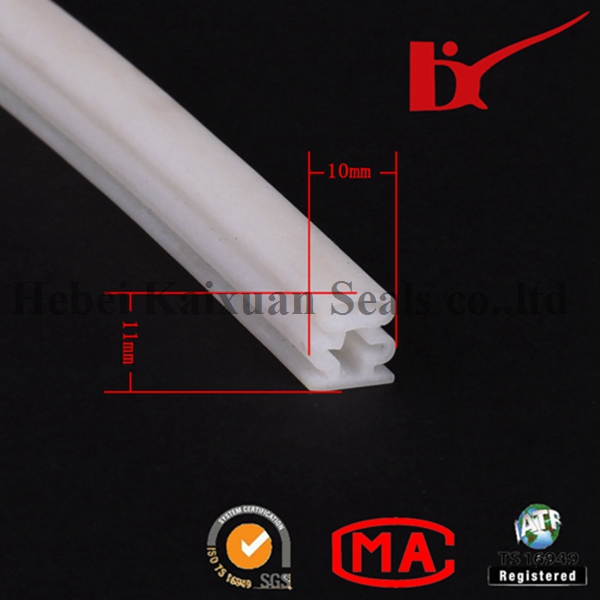 Heat Resistant Silicone Rubber Strips with Various Sizes