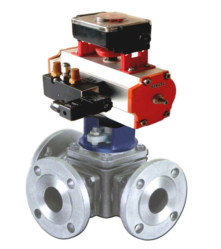 Pneumatic Operated Wafer Type Ball Valve