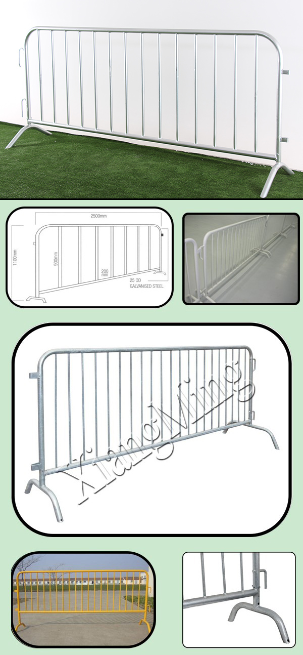 Galvanized Crowd Control Barricades Crowd Control Fencing Crowd Control Fence