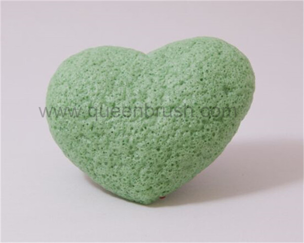 Wholesale Heart Shape Dry Konjac Sponge