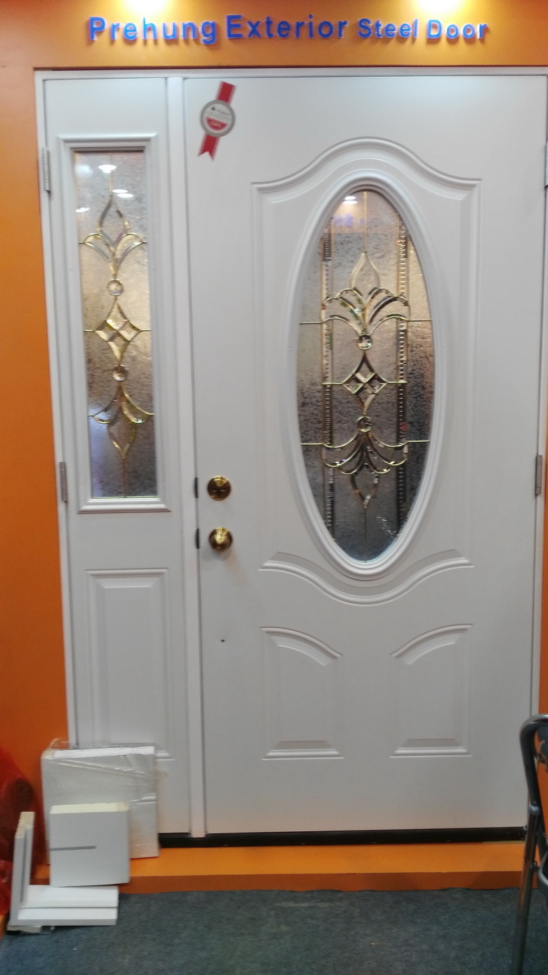 Twin 1/2 Light Entry Door with Glass