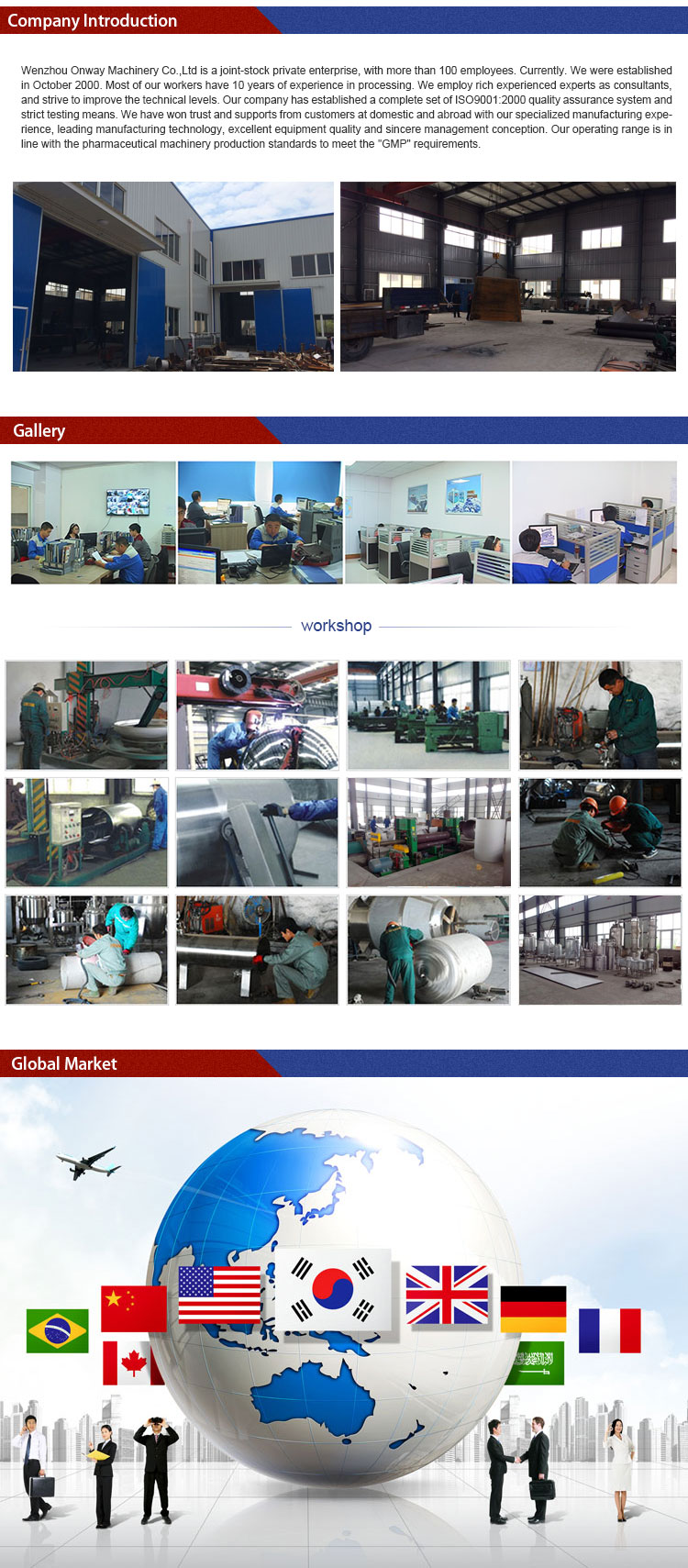 Pl Stainless Steel Steam Cooling Water Electirc Jacket Paint Powder Perfume Mixing Machine.