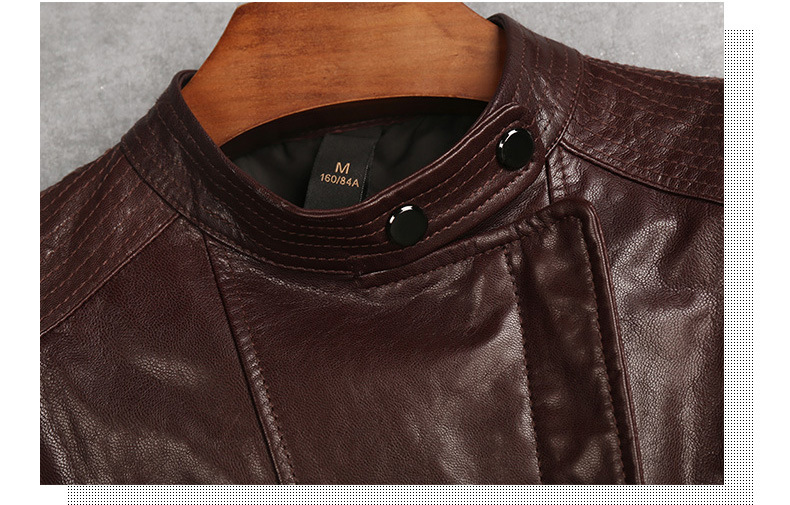 New Women's Genuine Sheep Leather Jacket