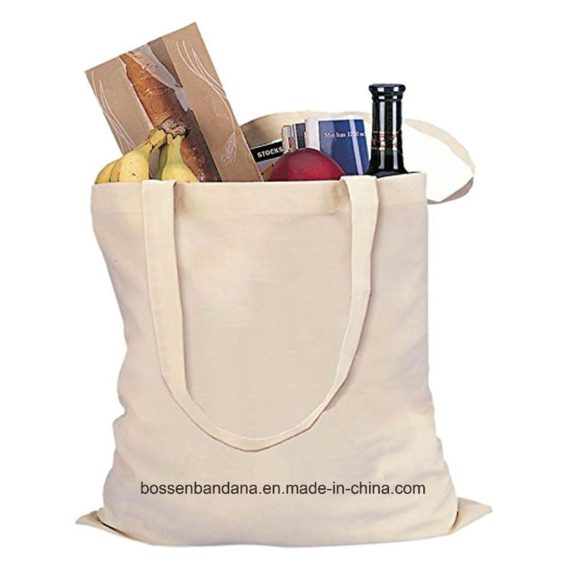 OEM Produce Customized Logo Printed Promotional Craft Tote Beach Cotton Canvas Bag