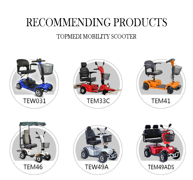 Topmedi Outdoor Electric Motorized Mobility Scooter Prices