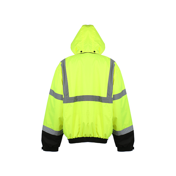 Reflective Safety Jacket with Detachable Fleece Lining