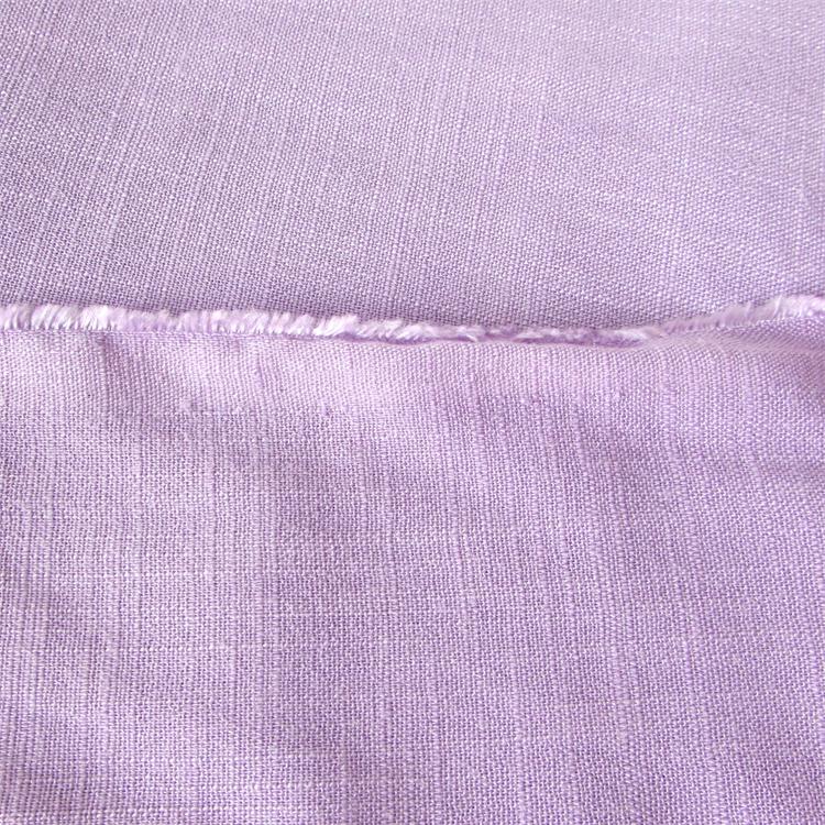 Weft Slub Rayon Fabric for Women Wear