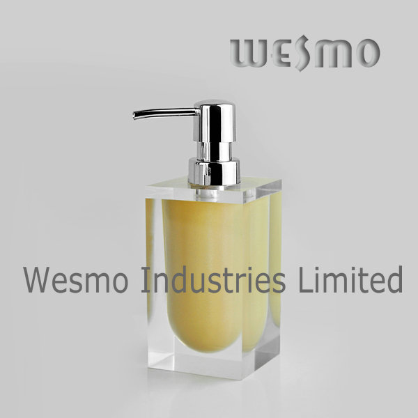 Clear Polyresin Soap Dispenser (WBP0255A)