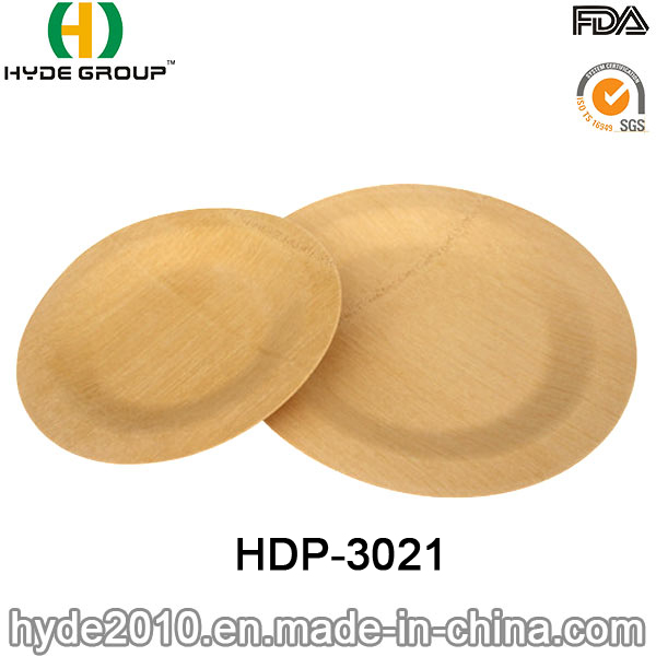 2016 Hot Sales Biodegradable Disposable Bamboo Fiber Plate (HDP-3021)