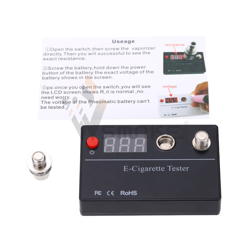 100% Original Resistance Ohm Tester 510 Thread Mod Resistance Reader Digital Voltage Meter