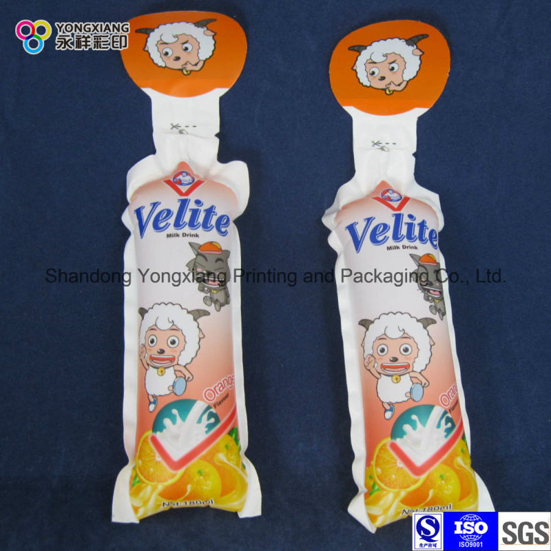 Shaped Plastic Packaging Bag for Children Drink