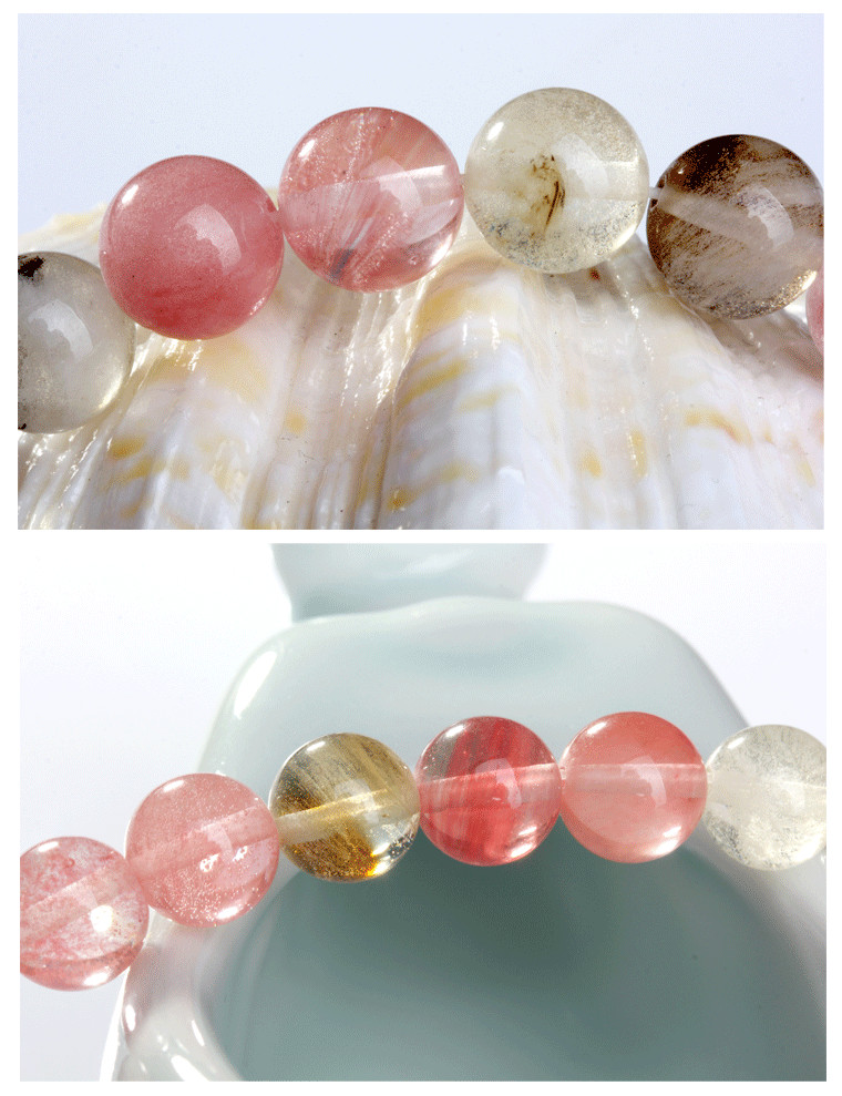 New Arrival Natural Quartz Loose Strand Watermelon Crystal Beads Set