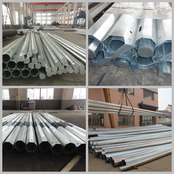 40FT Nea Galvanized Steel Electric Pole