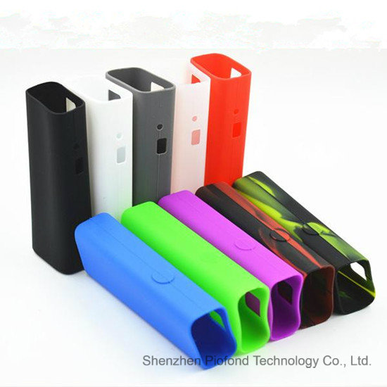 2016 New Product Cuboid Mini 80W Silicone Cigarette Rubber Case/Skin/Sleeve/Cover/Enclosure/Decal/Wrap for Cuboid Kit Wholesale with Multi Color Choice