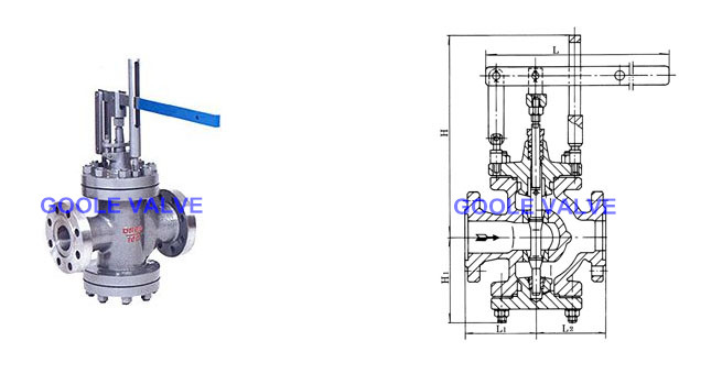 Y45H Lever Operated Double Seat Pressure Reducing Valve