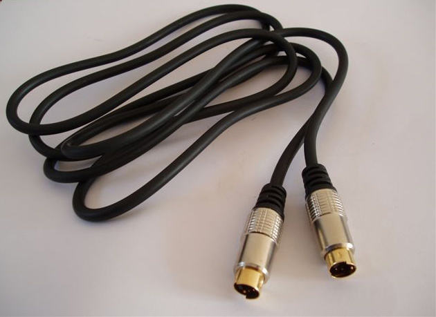Gold Plated S-Vhs Plug to Gold Plated S-Vhs Plug Cable