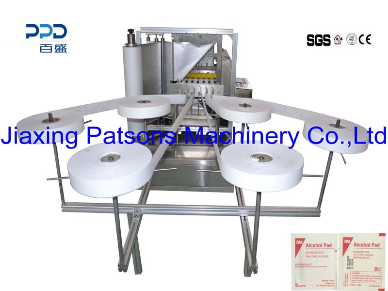 Multi-Function Hi-Speed Fully Auto Alcohol Prep Pad Packaging Machinery